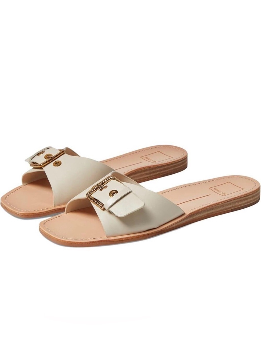 Dolce Vita Cabana Ivory Slide Sandals Size 10